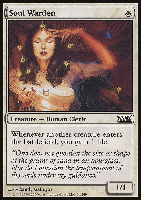 Soul Warden, Magic 2010 #34, Magic: The Gathering card
