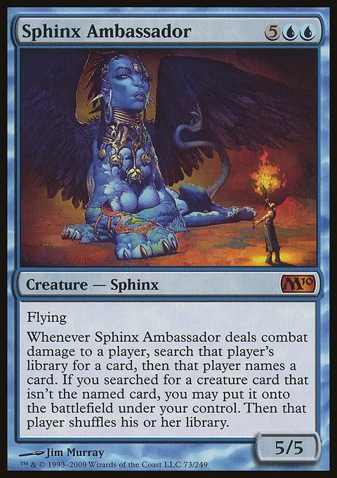 Sphinx Ambassador, Magic 2010 #73, Magic: The Gathering card
