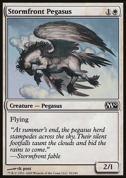 Stormfront Pegasus, Magic 2010 #35, Magic: The Gathering card