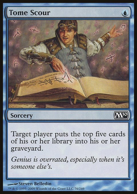 Tome Scour, Magic 2010 #76, Magic: The Gathering card