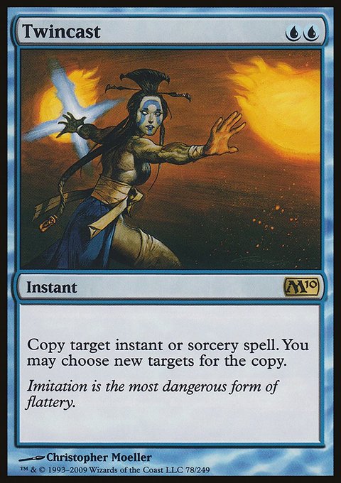 Twincast, Magic 2010 #78, Magic: The Gathering card