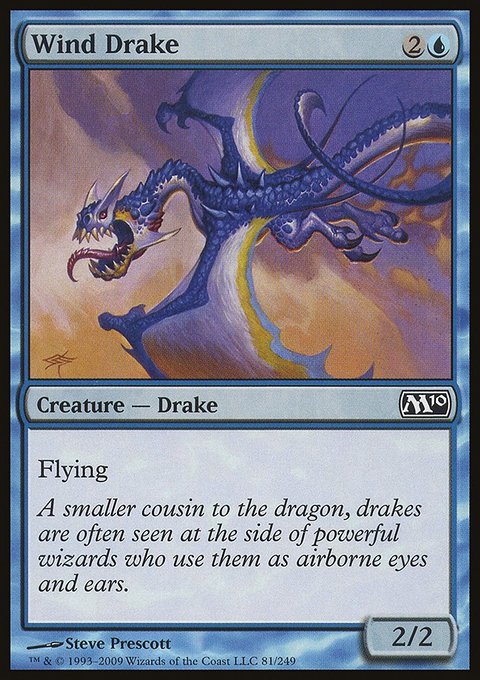 Wind Drake, Magic 2010 #81, Magic: The Gathering card