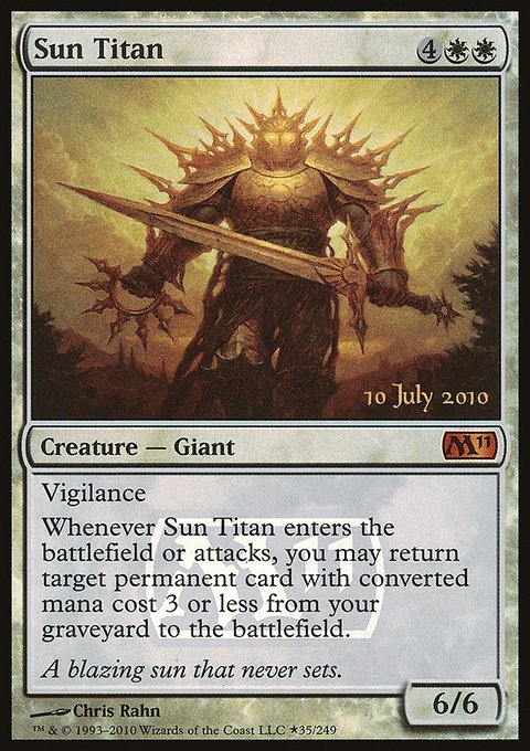 Sun Titan, Magic 2011 Promos #35★, Magic: The Gathering card