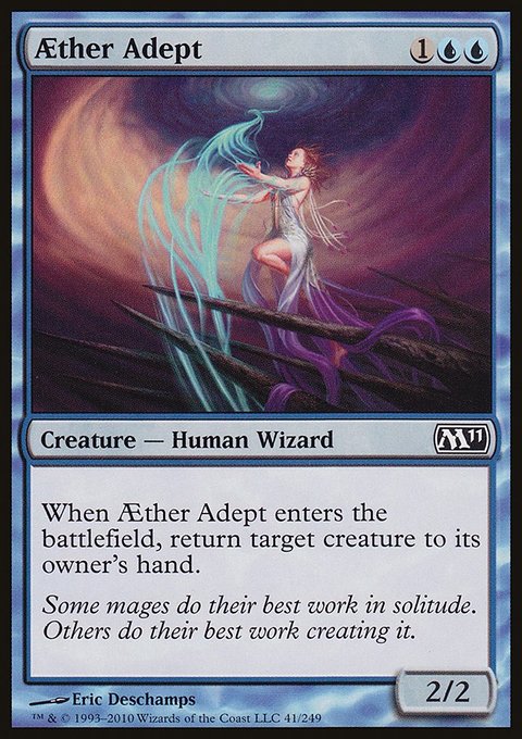 Aether Adept, Magic 2011 #41, Magic: The Gathering card