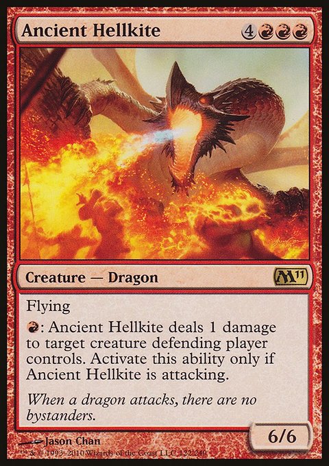 Ancient Hellkite, Magic 2011 #122, Magic: The Gathering card