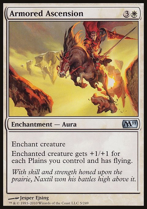 Armored Ascension, Magic 2011 #5, Magic: The Gathering card