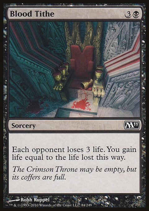 Blood Tithe, Magic 2011 #84, Magic: The Gathering card
