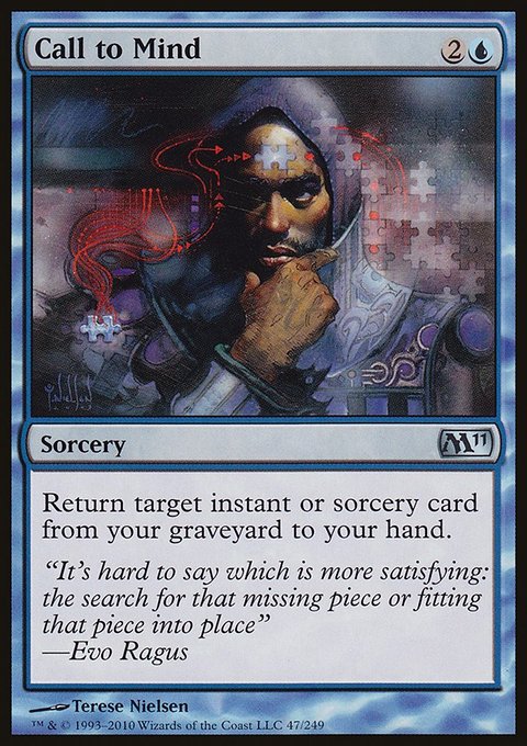 Call to Mind, Magic 2011 #47, Magic: The Gathering card