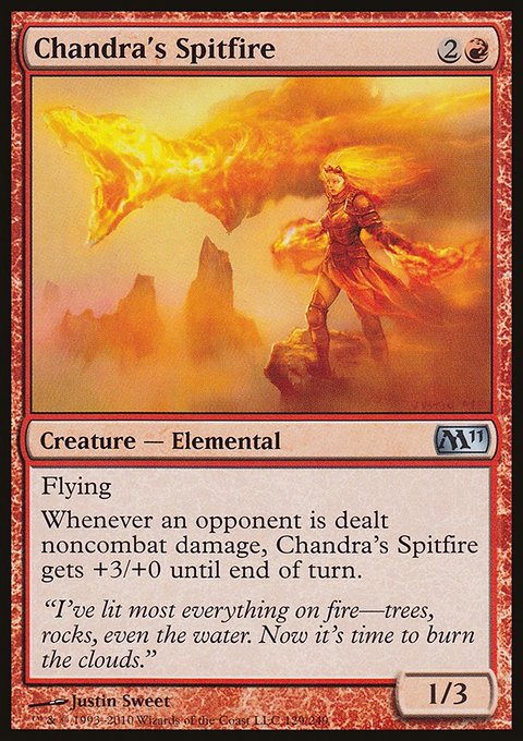 Chandra's Spitfire, Magic 2011 #129, Magic: The Gathering card