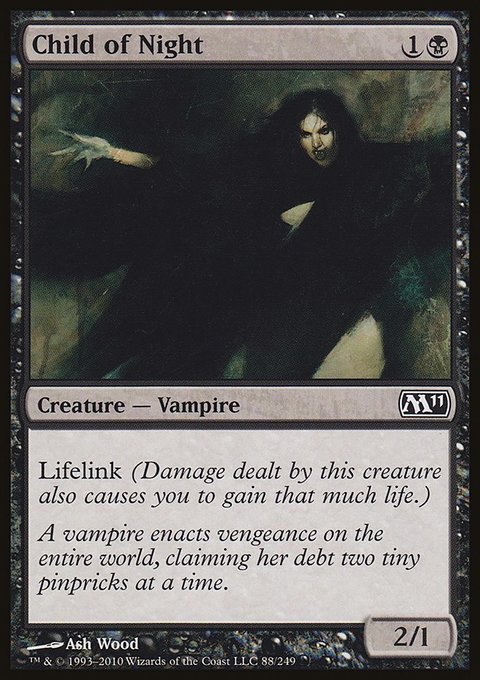 Child of Night, Magic 2011 #88, Magic: The Gathering card