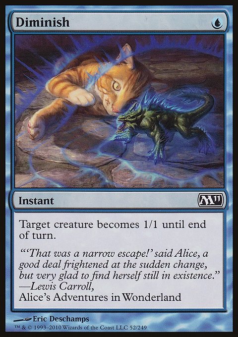 Diminish, Magic 2011 #52, Magic: The Gathering card