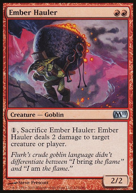 Ember Hauler, Magic 2011 #135, Magic: The Gathering card