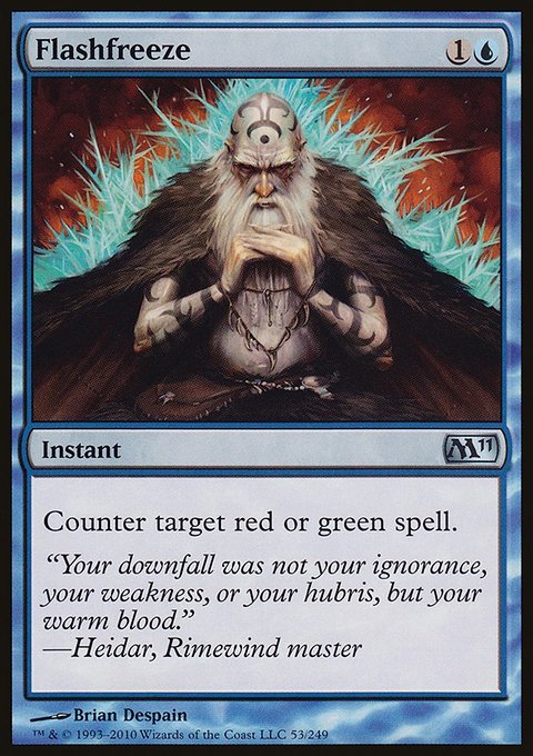 Flashfreeze, Magic 2011 #53, Magic: The Gathering card