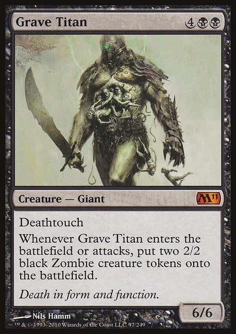Grave Titan, Magic 2011 #97, Magic: The Gathering card