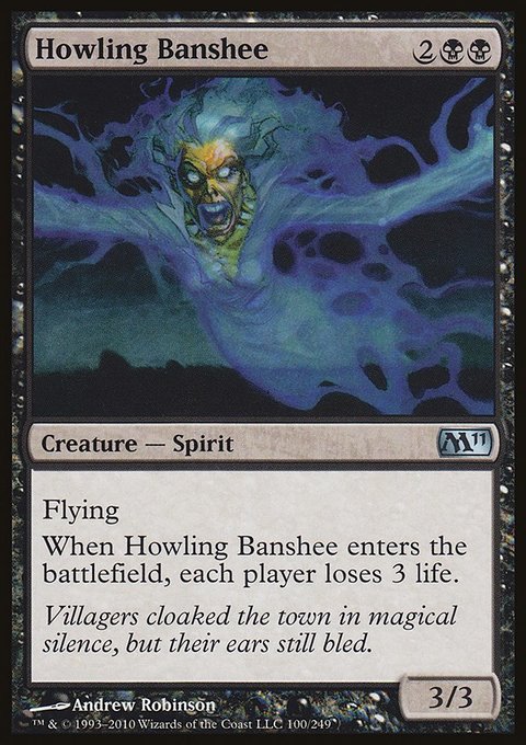 Howling Banshee, Magic 2011 #100, Magic: The Gathering card