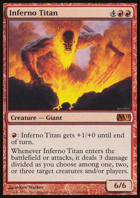 Inferno Titan, Magic 2011 #146, Magic: The Gathering card