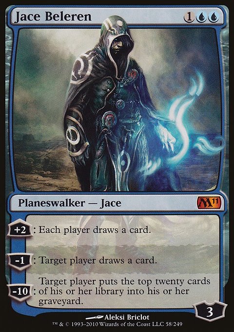 Jace Beleren, Magic 2011 #58, Magic: The Gathering card