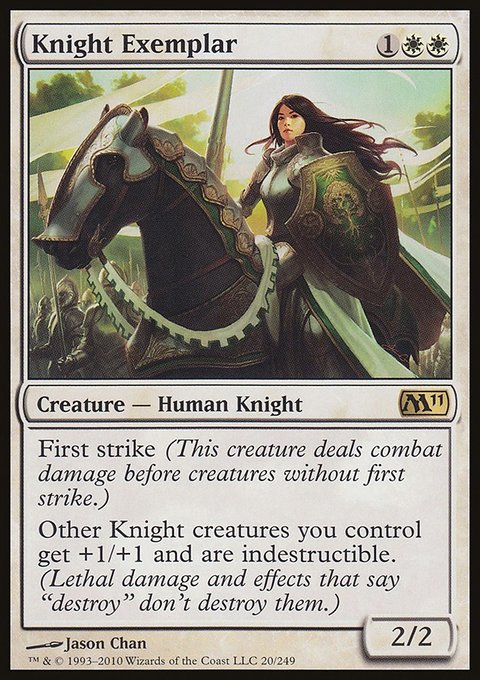 Knight Exemplar, Magic 2011 #20, Magic: The Gathering card