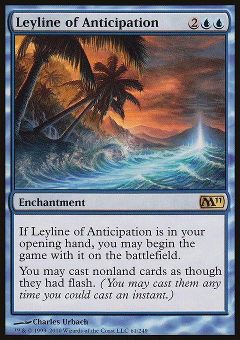 Leyline of Anticipation, Magic 2011 #61, Magic: The Gathering card