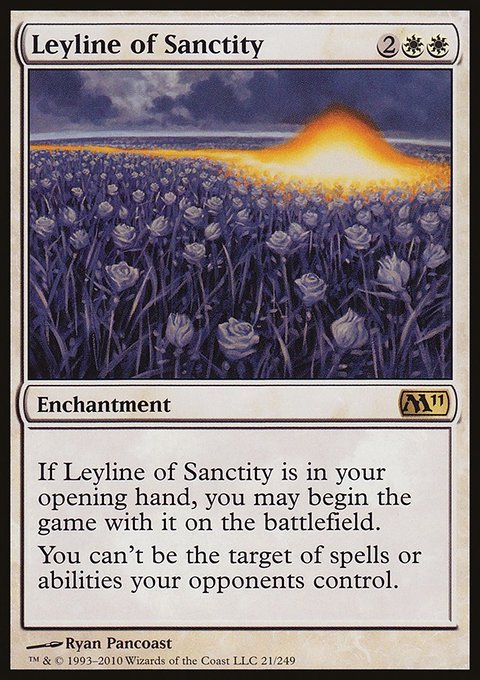 Leyline of Sanctity, Magic 2011 #21, Magic: The Gathering card
