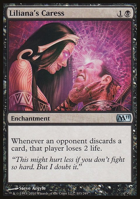 Liliana's Caress, Magic 2011 #103, Magic: The Gathering card