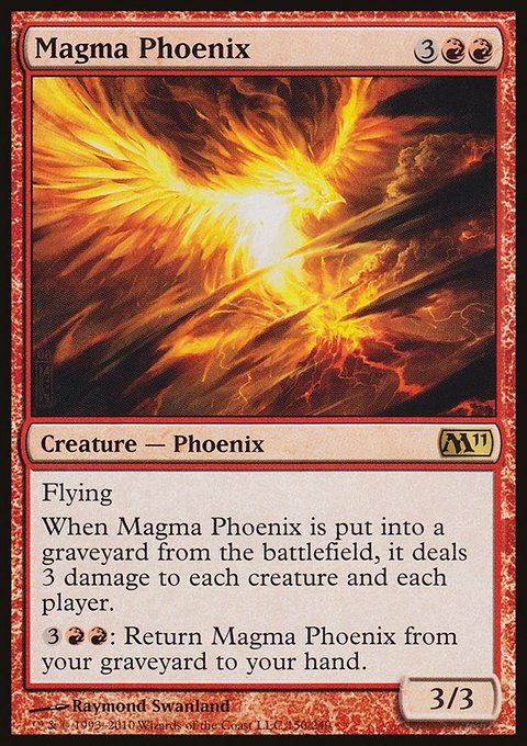 Magma Phoenix, Magic 2011 #150, Magic: The Gathering card
