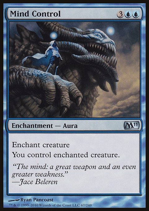 Mind Control, Magic 2011 #67, Magic: The Gathering card