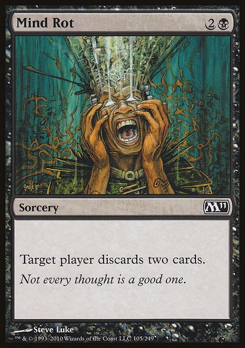 Mind Rot, Magic 2011 #105, Magic: The Gathering card