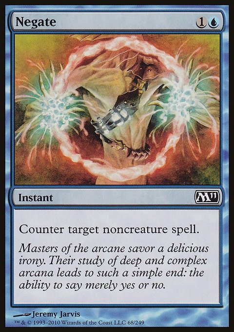 Negate, Magic 2011 #68, Magic: The Gathering card