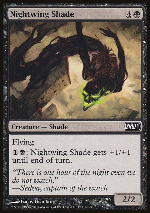 Nightwing Shade, Magic 2011 #109, Magic: The Gathering card