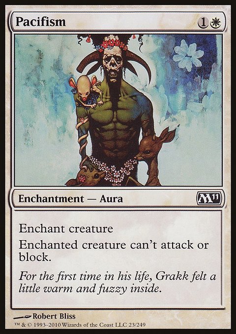 Pacifism, Magic 2011 #23, Magic: The Gathering card