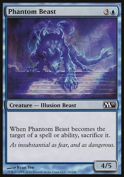 Phantom Beast, Magic 2011 #69, Magic: The Gathering card