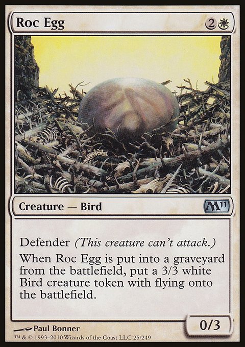 Roc Egg, Magic 2011 #25, Magic: The Gathering card