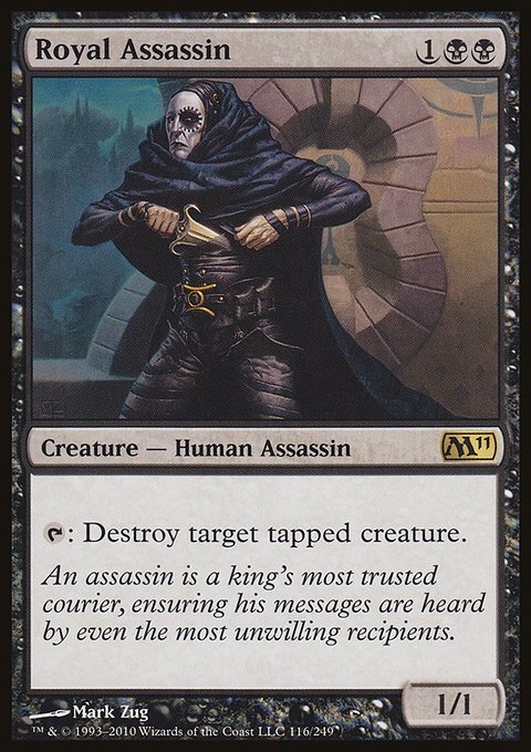 Royal Assassin, Magic 2011 #116, Magic: The Gathering card