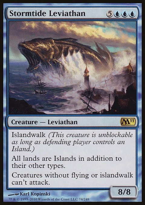 Stormtide Leviathan, Magic 2011 #74, Magic: The Gathering card