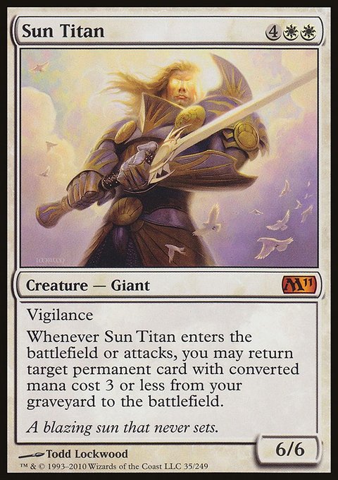 Sun Titan, Magic 2011 #35, Magic: The Gathering card