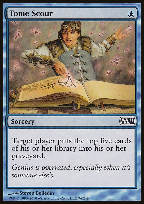 Tome Scour, Magic 2011 #76, Magic: The Gathering card