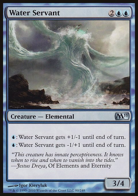 Water Servant, Magic 2011 #80, Magic: The Gathering card
