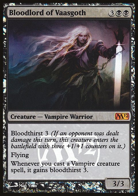 Bloodlord of Vaasgoth, Magic 2012 Promos #82★, Magic: The Gathering card