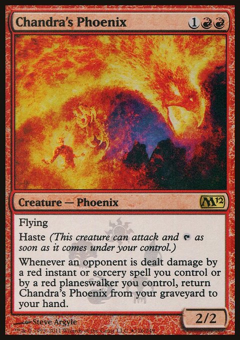 Chandra's Phoenix, Magic 2012 Promos #126★, Magic: The Gathering card