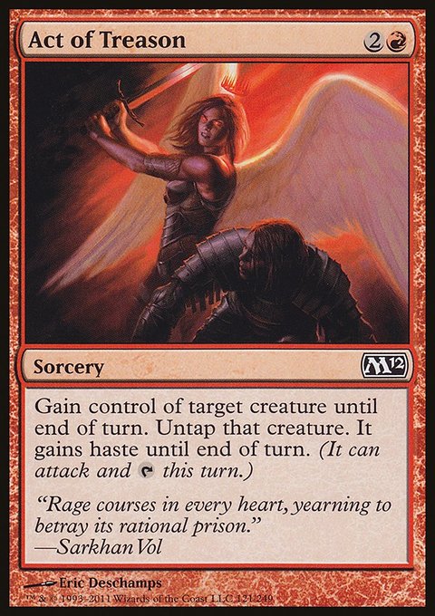 Act of Treason, Magic 2012 #121, Magic: The Gathering card