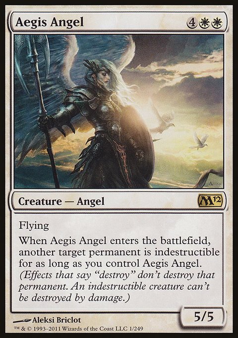 Aegis Angel, Magic 2012 #1, Magic: The Gathering card