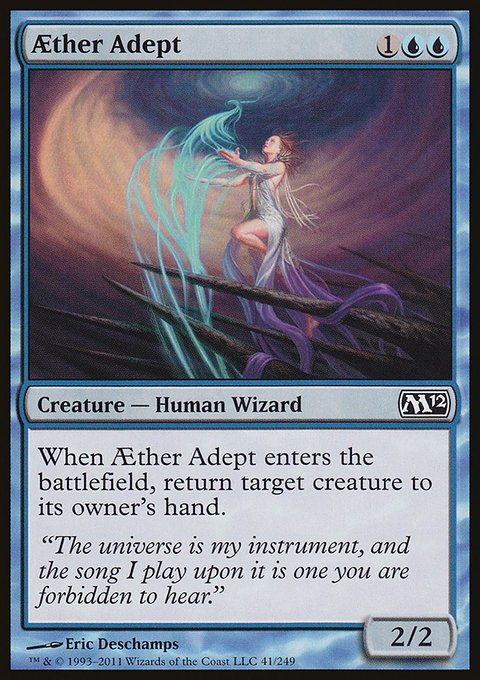 Aether Adept, Magic 2012 #41, Magic: The Gathering card