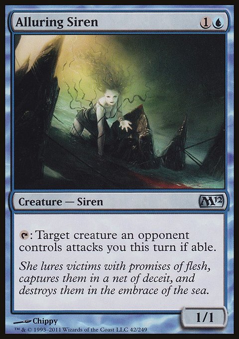 Alluring Siren, Magic 2012 #42, Magic: The Gathering card