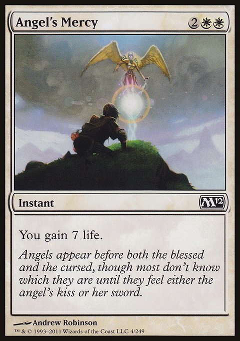 Angel's Mercy, Magic 2012 #4, Magic: The Gathering card