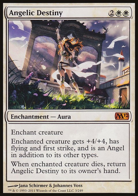 Angelic Destiny, Magic 2012 #3, Magic: The Gathering card