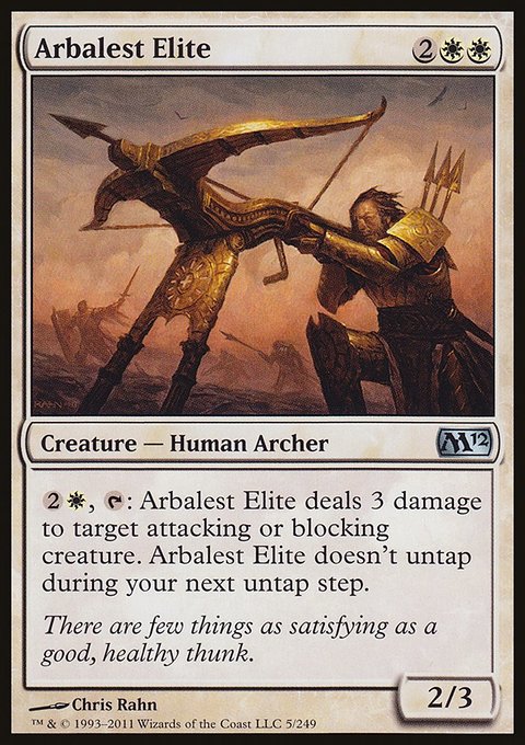 Arbalest Elite, Magic 2012 #5, Magic: The Gathering card
