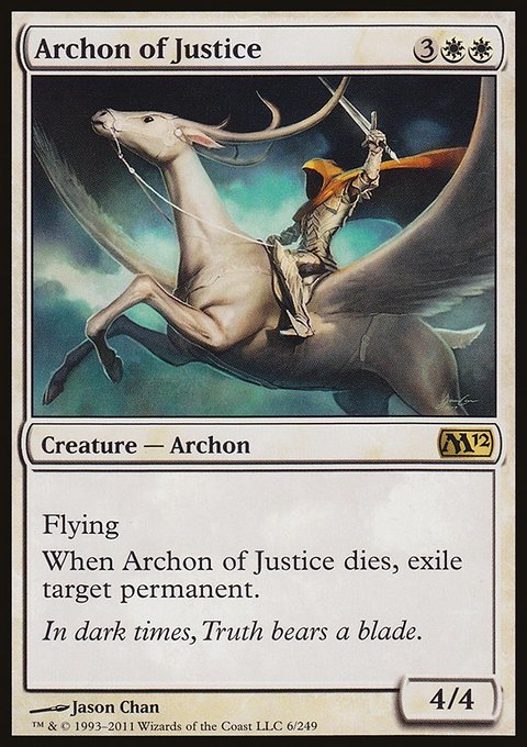Archon of Justice, Magic 2012 #6, Magic: The Gathering card