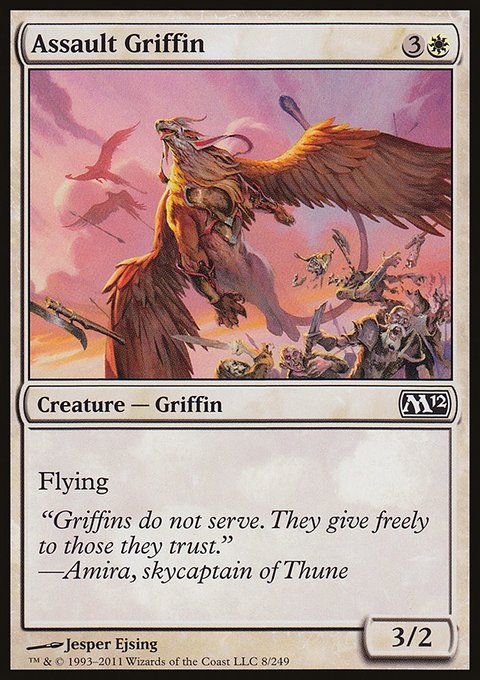 Assault Griffin, Magic 2012 #8, Magic: The Gathering card