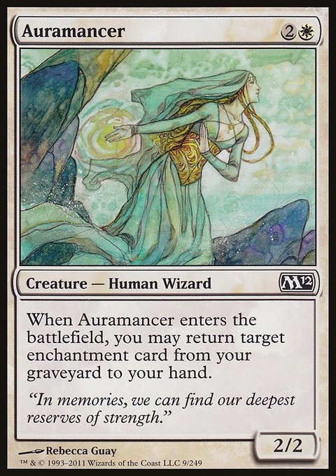 Auramancer, Magic 2012 #9, Magic: The Gathering card